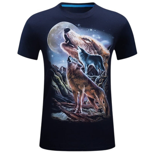 Won Man Wolf Pack Tee